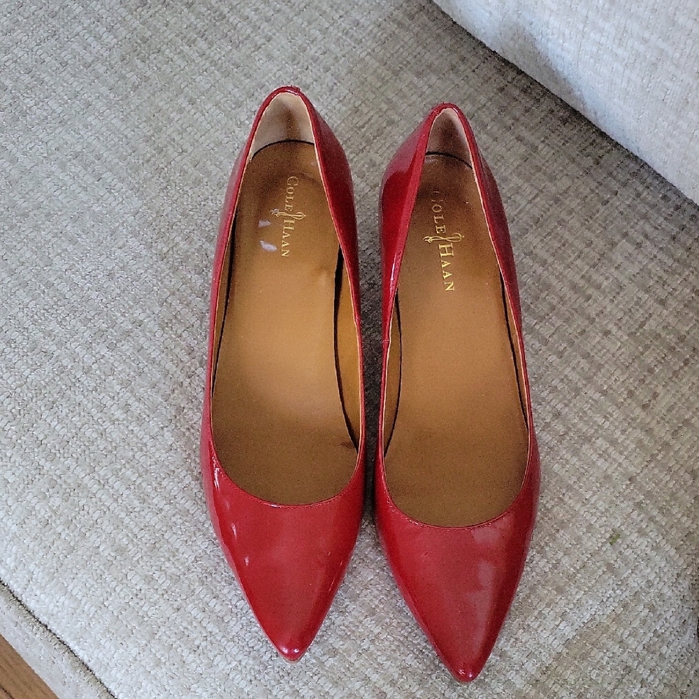 Cole Haan Patent Kitten  Heels